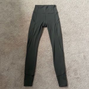 Dark Green Lululemon Leggings Size 2